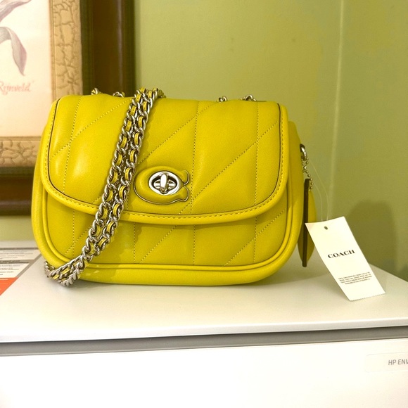 Coach Handbags - NEW COACH MADISON PILLOW BAG GREEN